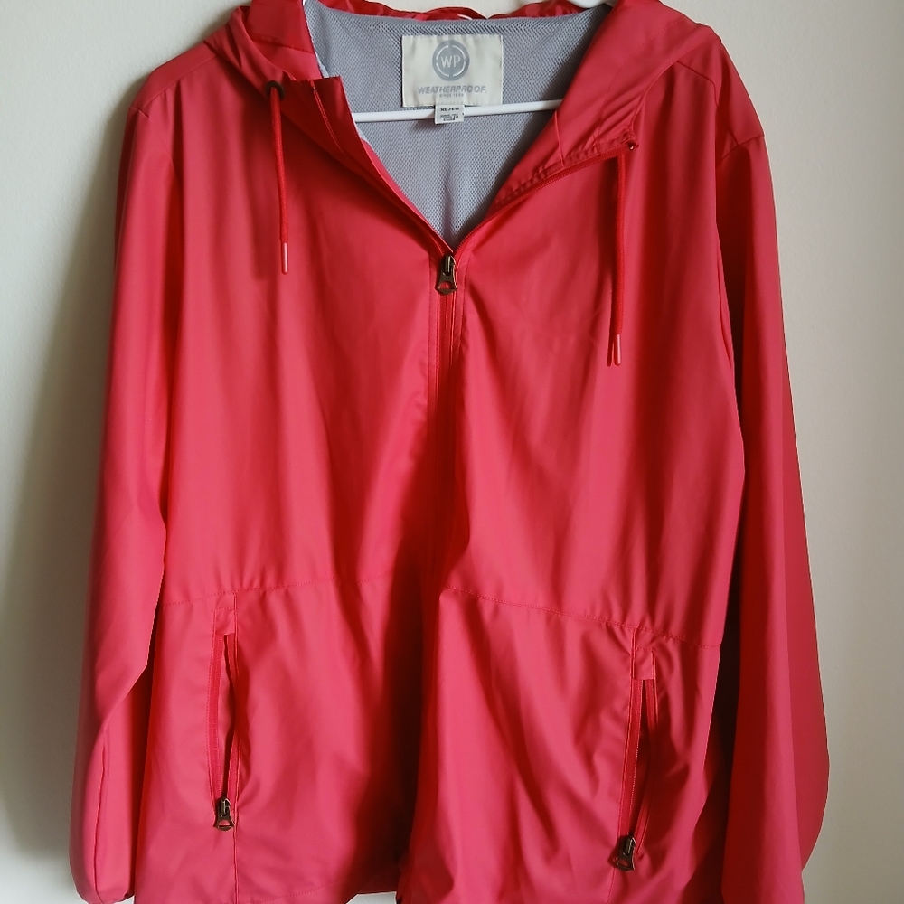Weatherproof Performance Red Green Full Zip Size … - image 2